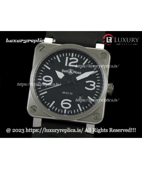 BELL & ROSS INSTRUMENT BR 03-92 WHITE SWISS AUTOMATIC