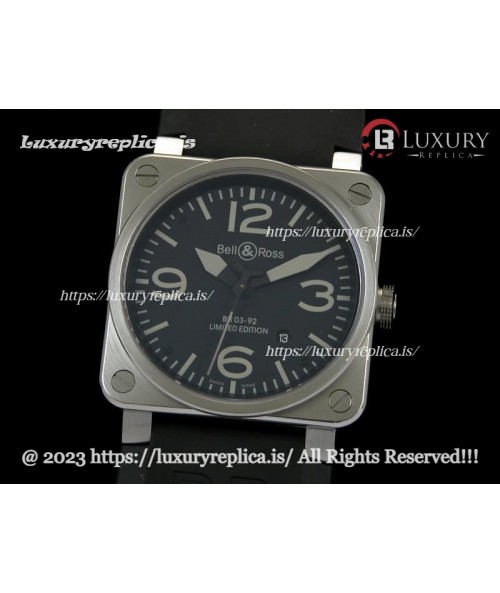 BELL & ROSS INSTRUMENT BR 03-92 GREY SWISS AUTOMATIC