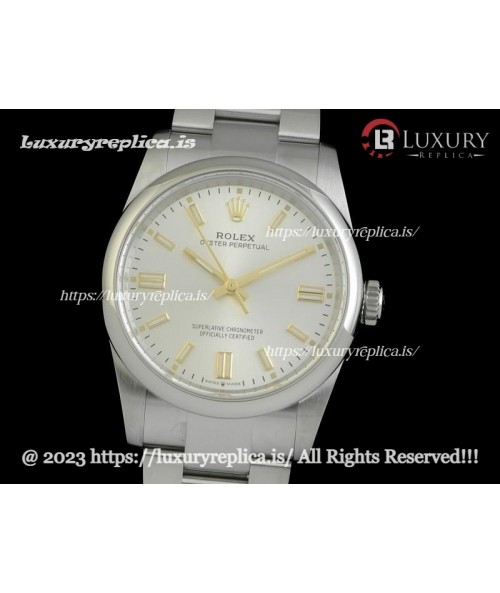 ROLEX OYSTER PERPETUAL 41MM 124300 SILVER DIAL