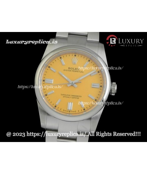 ROLEX OYSTER PERPETUAL 41MM 124300 YELLOW DIAL