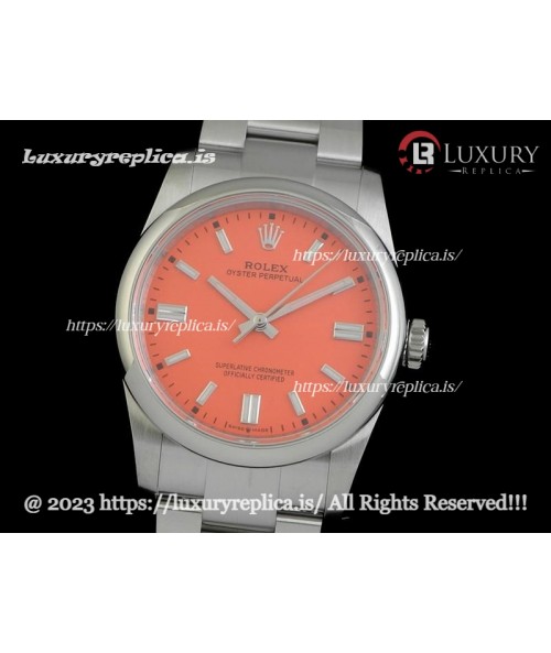 ROLEX OYSTER PERPETUAL 41MM 124300 RED DIAL