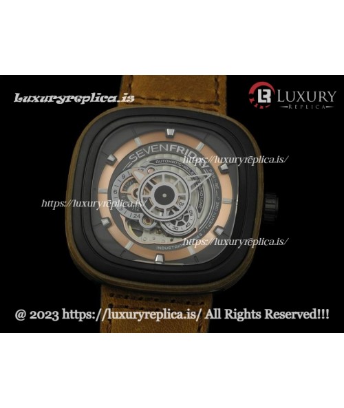 SEVENFRIDAY P2B/03 WOODY MENS AUTOMATIC WATCH