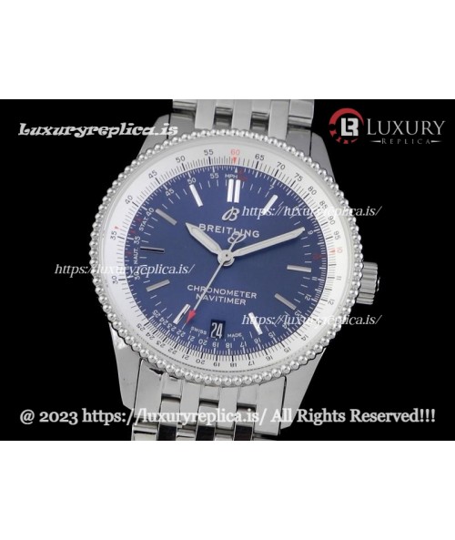 BREITLING NAVITIMER 1 38MM SWISS AUTOMATIC BLUE DIAL