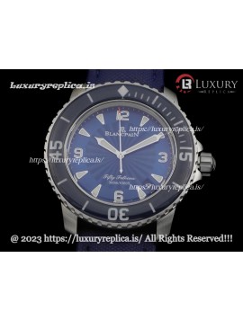 BLANCPAIN FIFTY FATHOMS SWISS AUTOMATIC BLUE DIAL