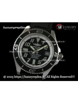 BREITLING SUPEROCEAN II ABYSS SWISS AUTOMATIC WHITE INNER BEZEL - RUBBER STRAP