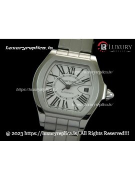CARTIER ROADSTER XXL SWISS AUTOMATIC WHITE DIAL - STAINLESS STEEL BRACELET