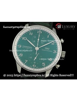IWC PORTUGIESER IW3716 150 YEARS EDITION GREEN DIAL