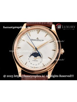 JAEGER LECOULTRE MASTER ULTRA THIN MOON CHAMPAGNE DIAL