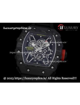 RICHARD MILLE RM 35-02 RAFAEL NADAL FORGED CARBON BLACK RUBBER