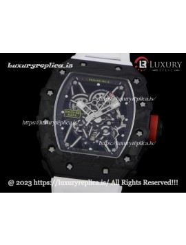 RICHARD MILLE RM 35-02 RAFAEL NADAL FORGED CARBON WHITE RUBBER