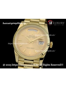 ROLEX DAY-DATE 36MM 128238 CHAMPAGNE DIAL