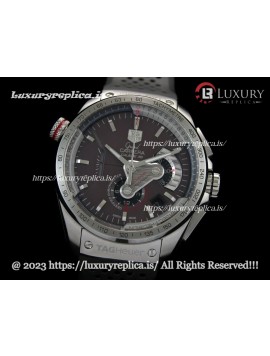 TAG HEUER GRAND CARRERA CALIBRE 36 CHRONOGRAPH SWISS AUTOMATIC BROWN DIAL - RUBBER STRAP