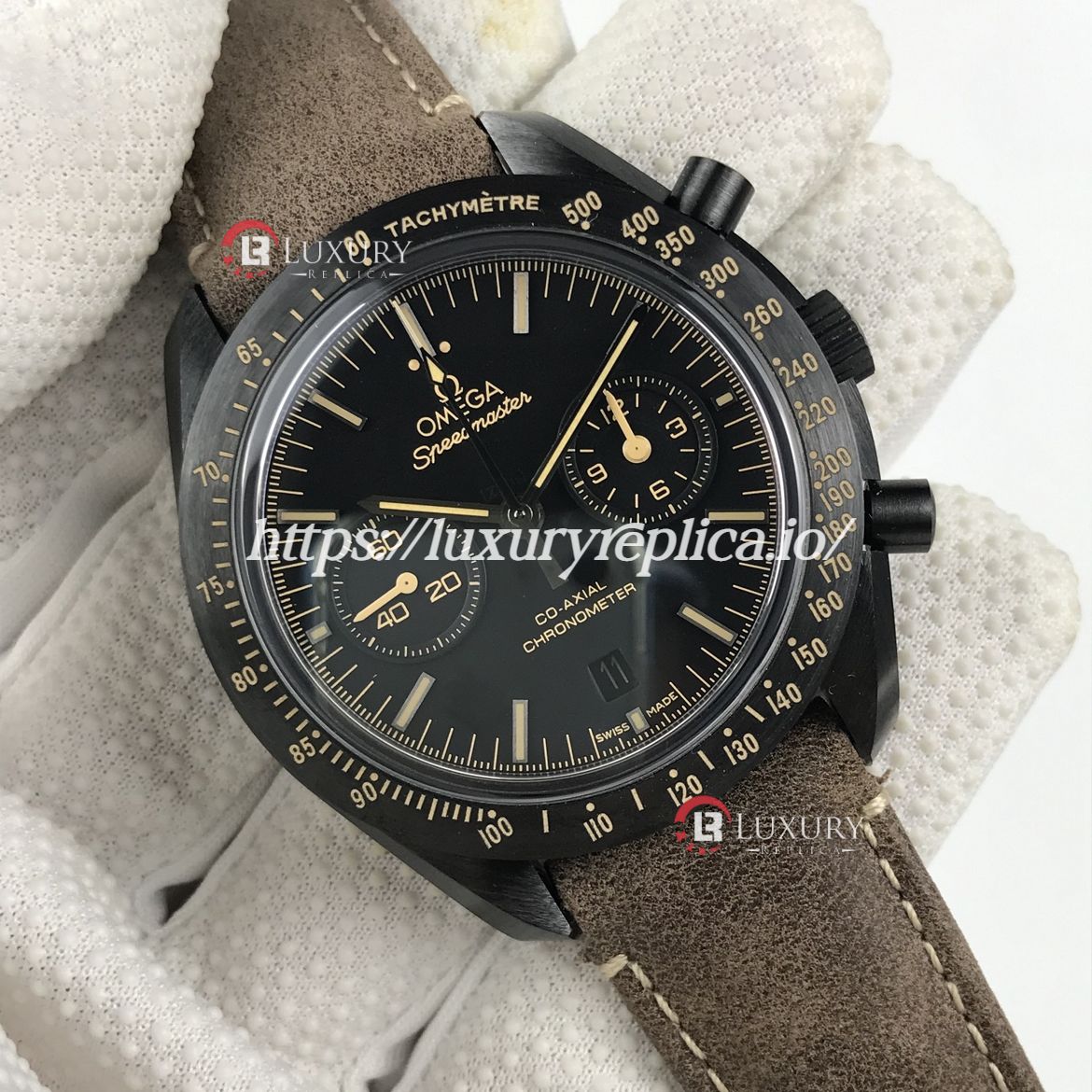 OMEGA SPEEDMASTER MOONWATCH CO-AXIAL CHRONOGRAPH VINTAGE BLACK