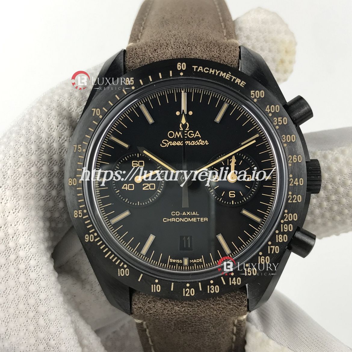 OMEGA SPEEDMASTER MOONWATCH CO-AXIAL CHRONOGRAPH VINTAGE BLACK