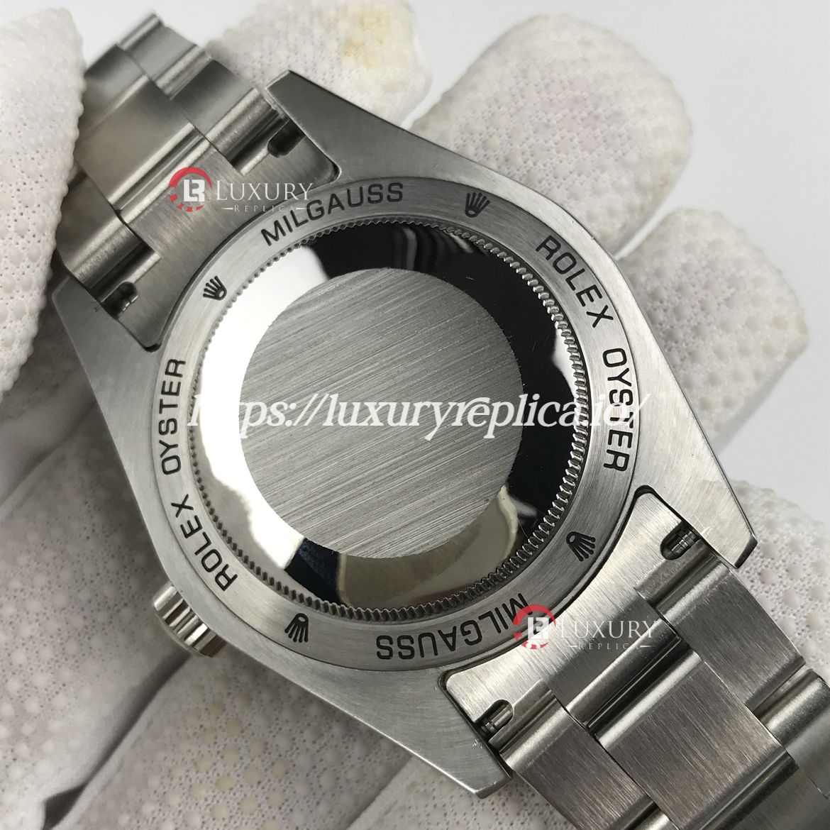 ROLEX MILGAUSS 116400 WHITE DIAL OYSTER BAND